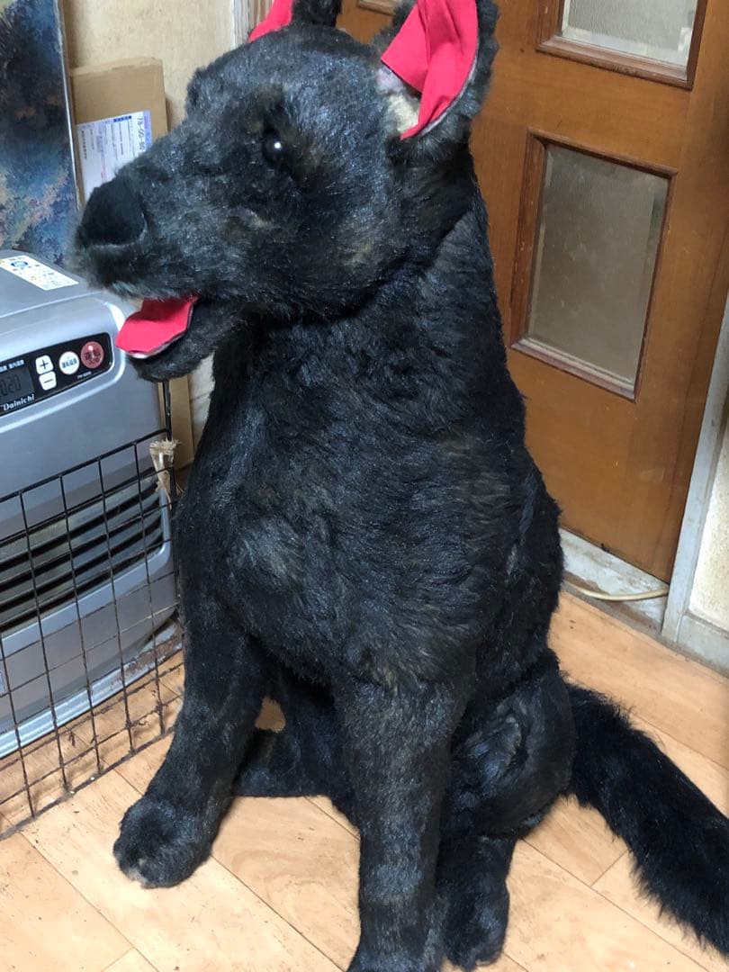 値引き！大特価！大型犬ぬいぐるみ 黒