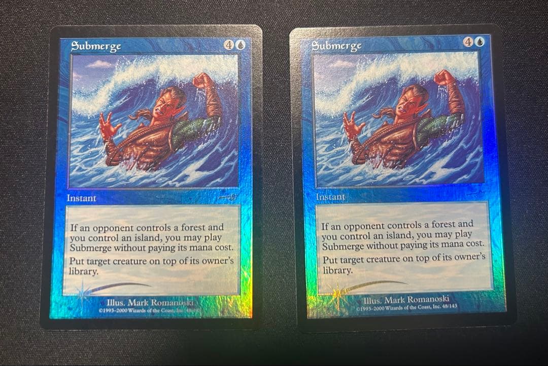 【2枚セット】水没_英語_FOIL_NEM