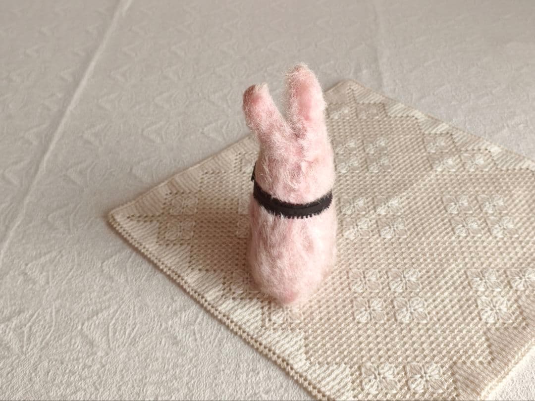 * vintage rabbit ୨୧ フォルムの可愛い ピンクの ウサちゃん