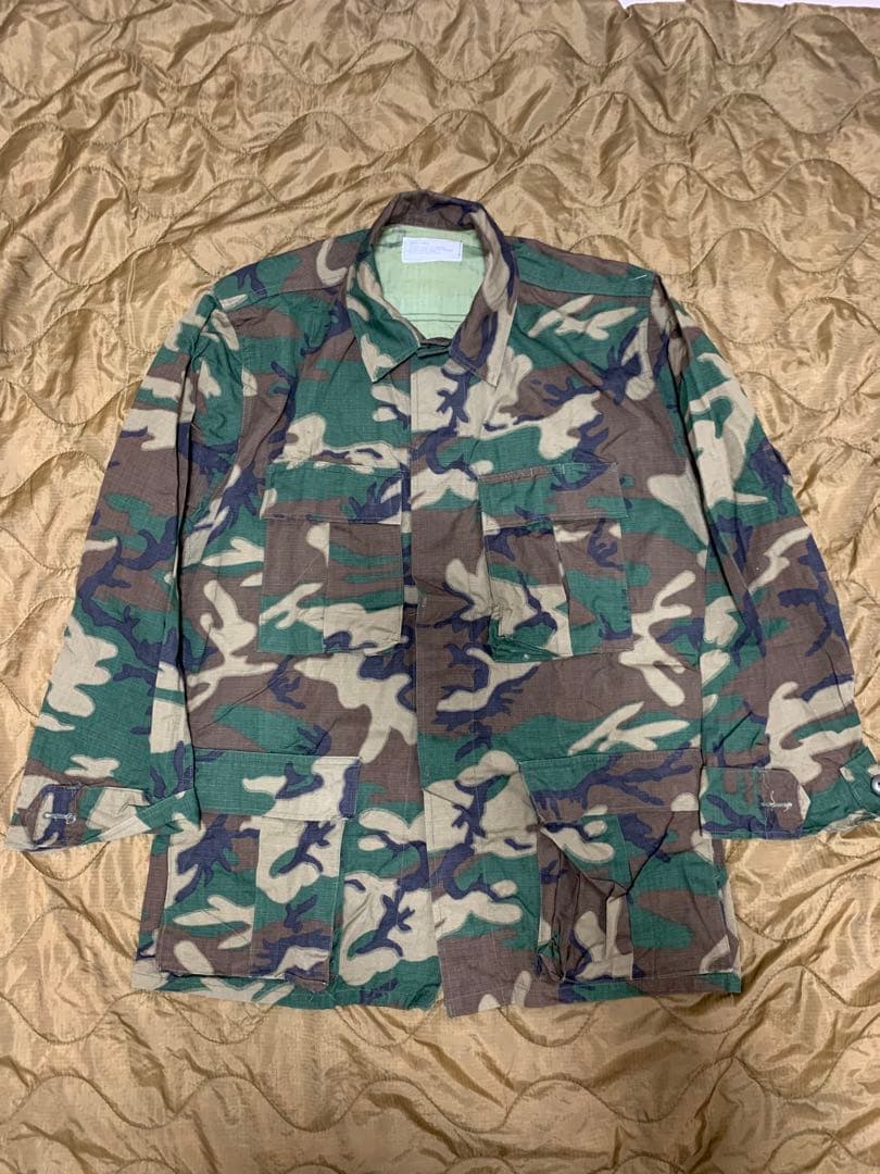 米軍実物　BDU 70s ジャングルファティーグ　ブラウンリーフ　リップストップ