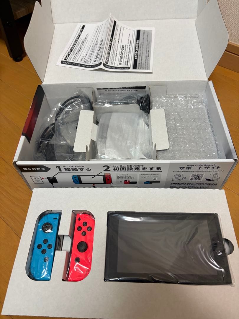 Switch本体 初期化済