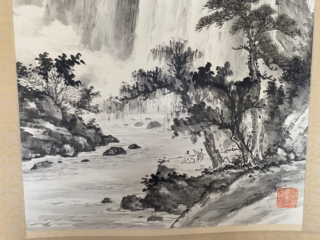 楊増棠　近代中国 掛軸 絵画　台湾画家　中国画 中国美術